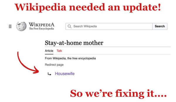 Wikipediea needed and update so we're fixing it