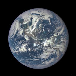 Photograph of earth from space